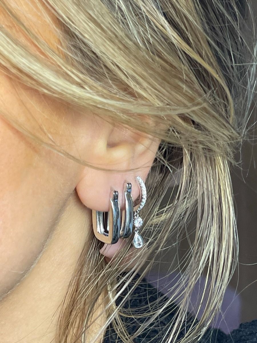 Kolczyki Selfie Jewellery | Kolczyk Something Curious Silver -