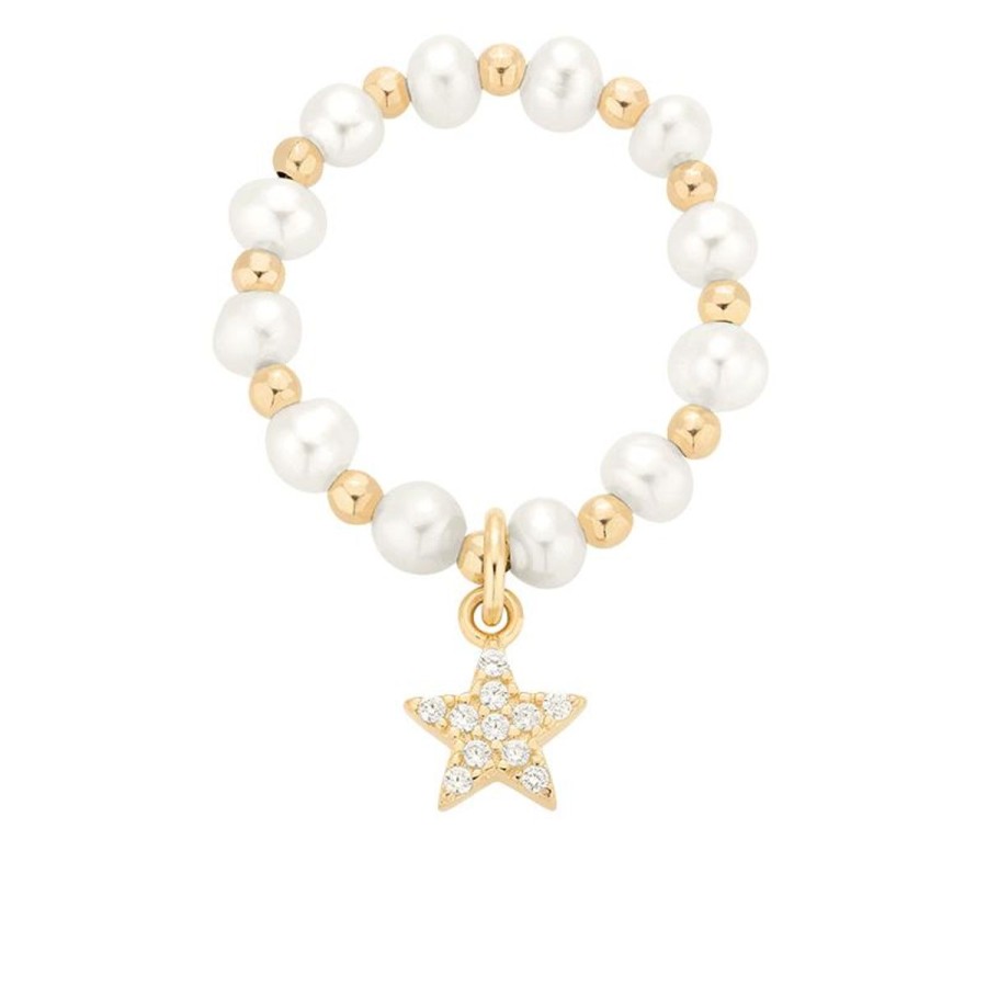 Pierscionki Selfie Jewellery | Pierscionek Z Perlami Pearl Dream -