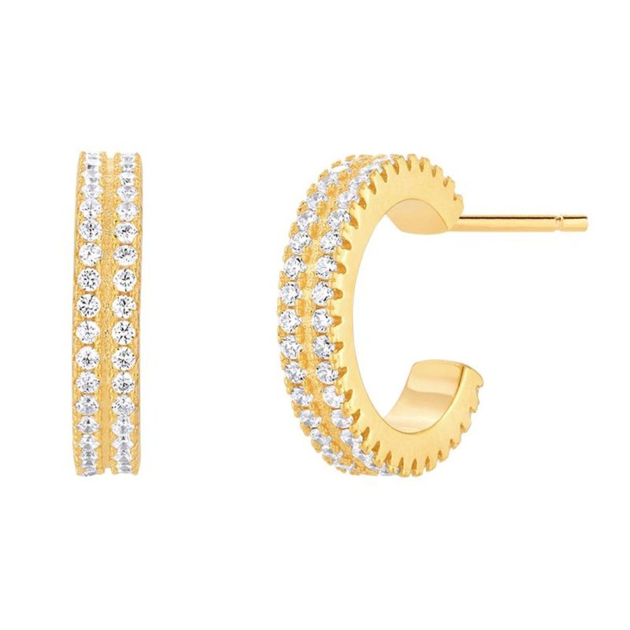 Kolczyki Selfie Jewellery | Kolczyki Mini Shine Gold -
