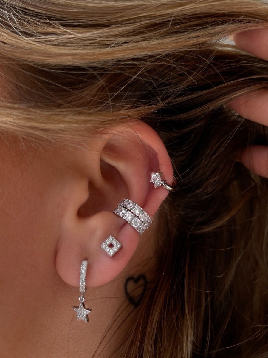 Kolczyki Selfie Jewellery | Kolczyk 8 Shines Silver -