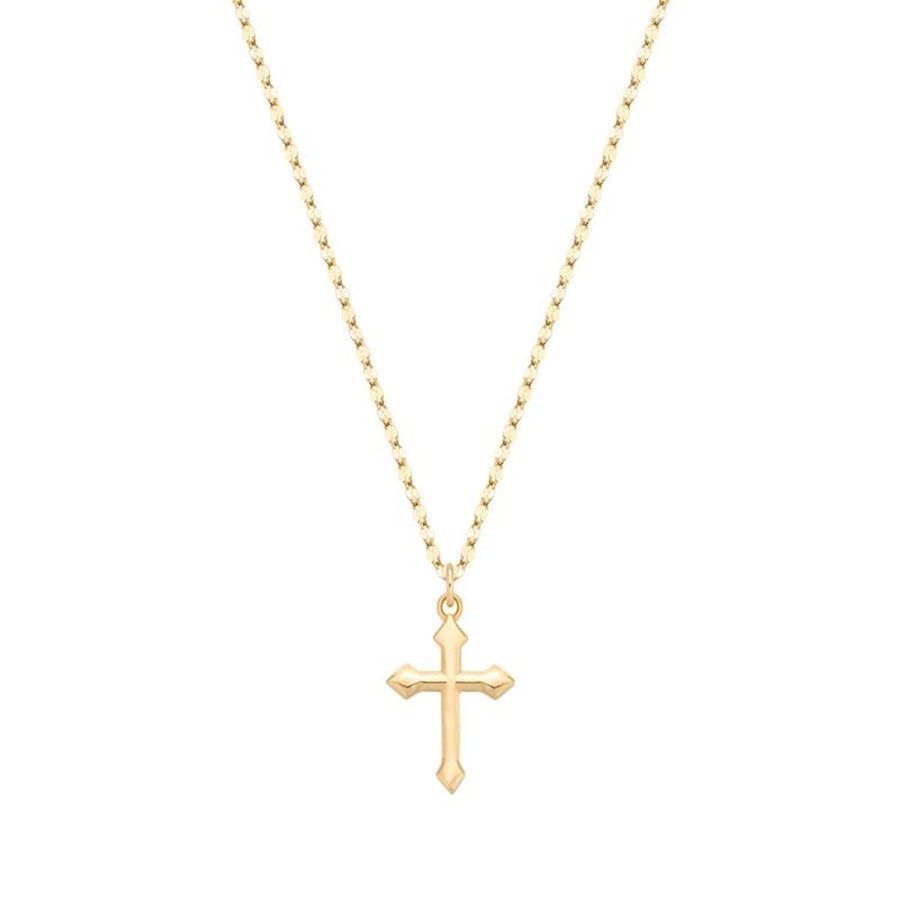 Naszyjniki Selfie Jewellery | Naszyjnik New Charm Gothic Cross Gold -