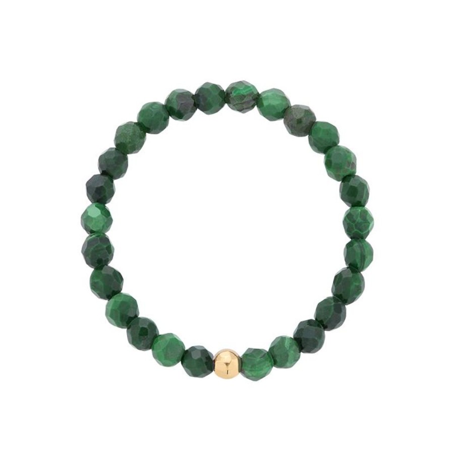 Pierscionki Selfie Jewellery | Pierscionek Elastyczny Full Moon Malachit -