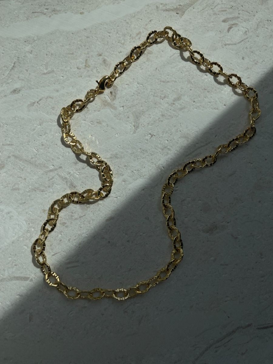 Naszyjniki Selfie Jewellery | Naszyjnik Z Lancuchem Mirage Gold -