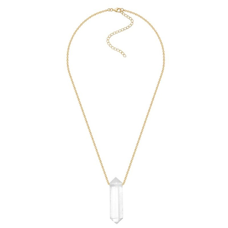 Naszyjniki Selfie Jewellery | Naszyjnik Z Krysztalem Gorskim Pure Energy -