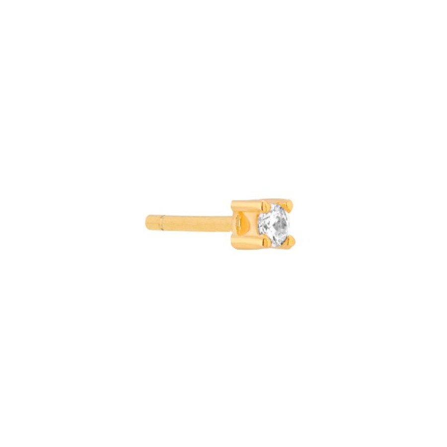 Kolczyki Selfie Jewellery | Kolczyk Mix And Match Dot Gold -